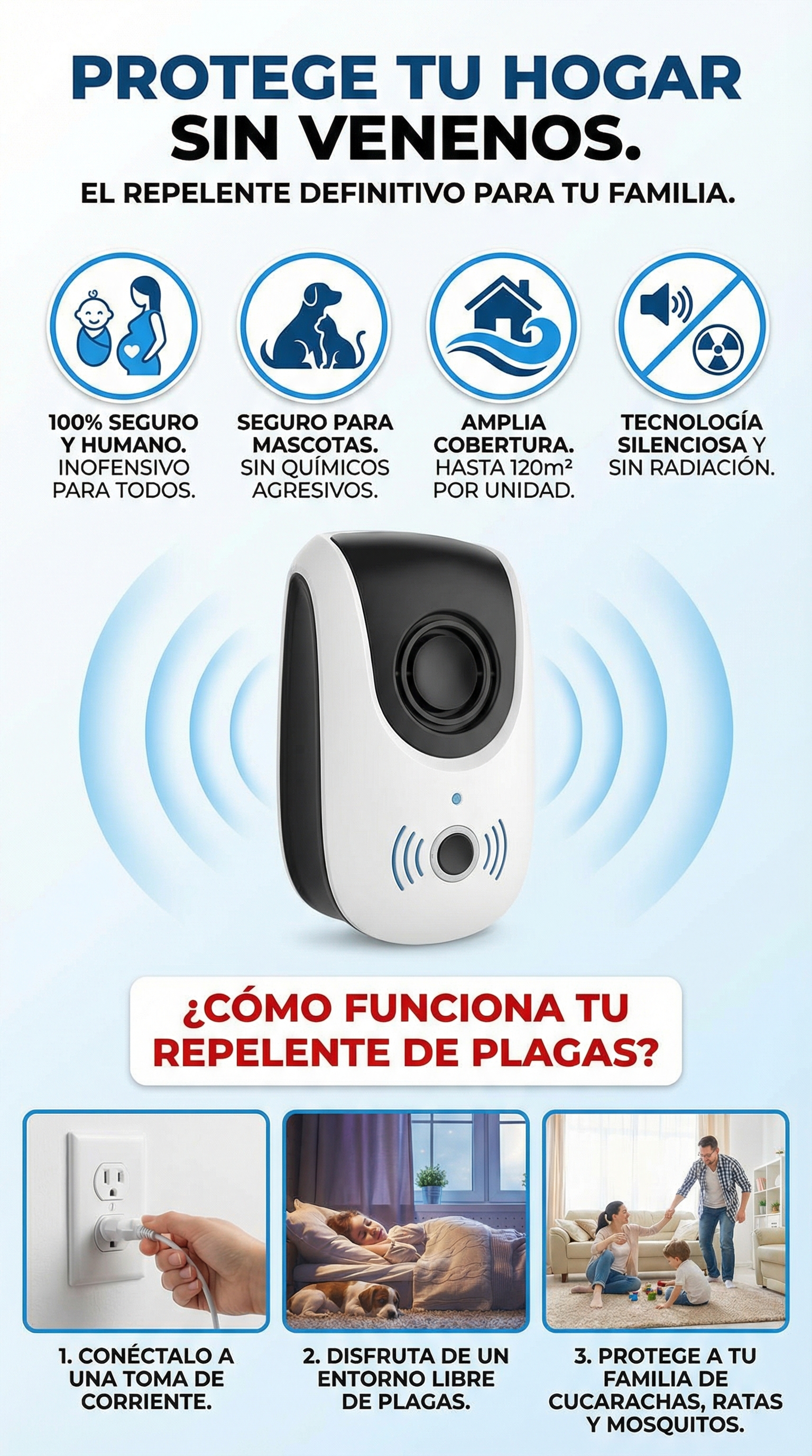 repelente ultrasonico para insectos