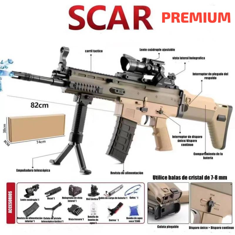 rifle de hidrogel scar premium